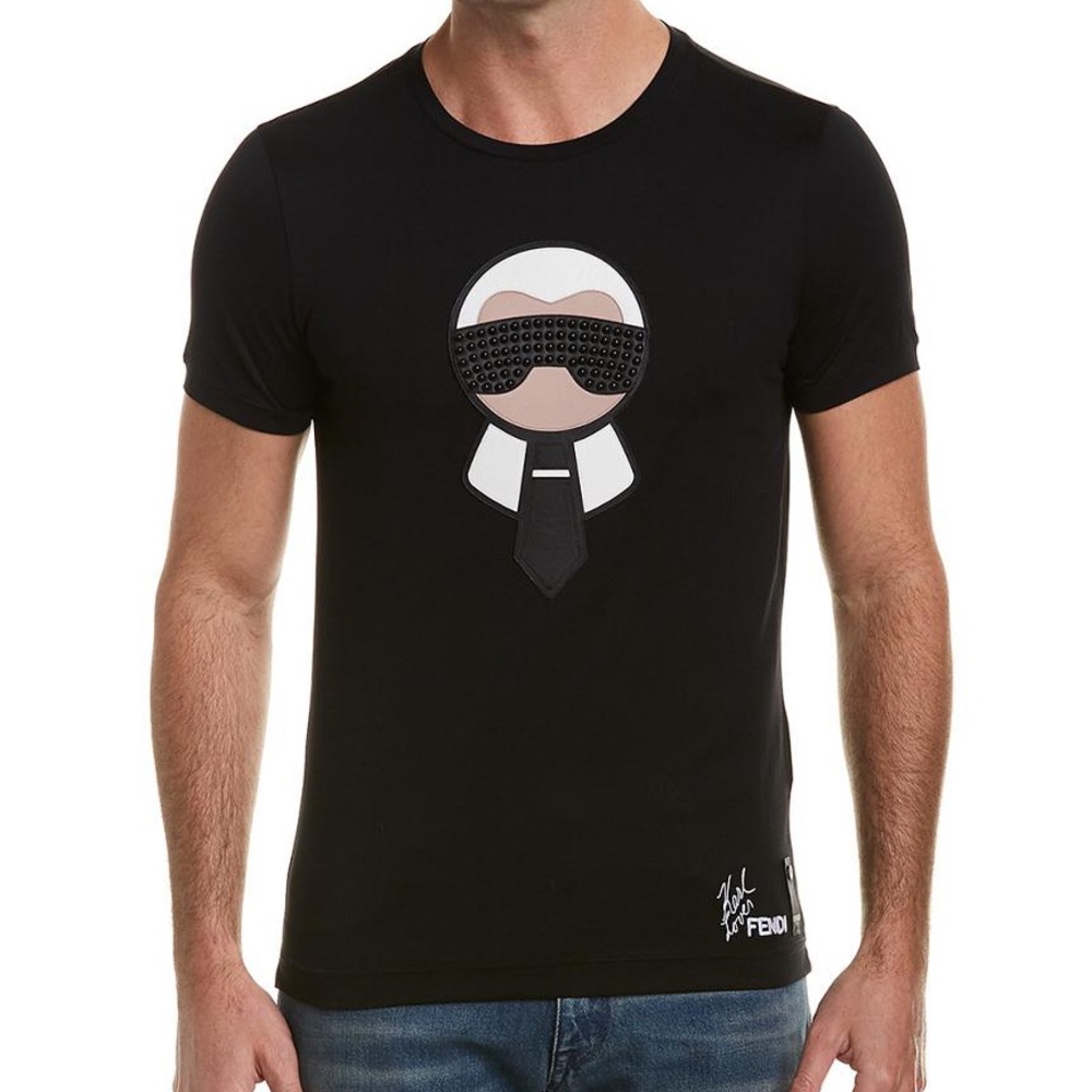 Fendi T-shirt karl lagerfeld design